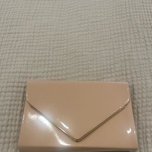Elegant Cream Clutch with Strap